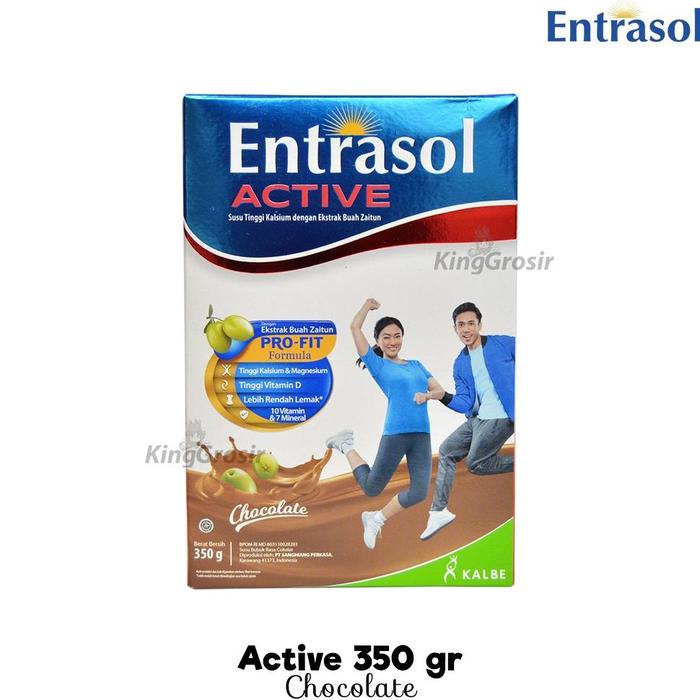 Gambar new..!! Entrasol Active Susu Untuk Tulang 340gr / Susu Bubuk Untuk Dewasa - Chocolate 340gr dari GALAXY FIC undefined 5 Tokopedia