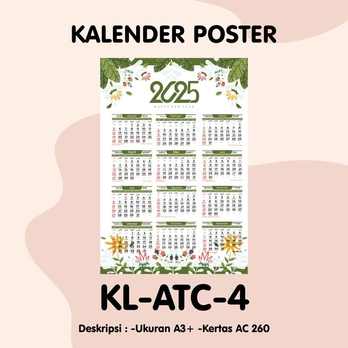 Gambar Kalender poster AESTHETIC - Kalender dinding aesthetic - KL-ATC-4 dari Azka Stuff undefined Tokopedia