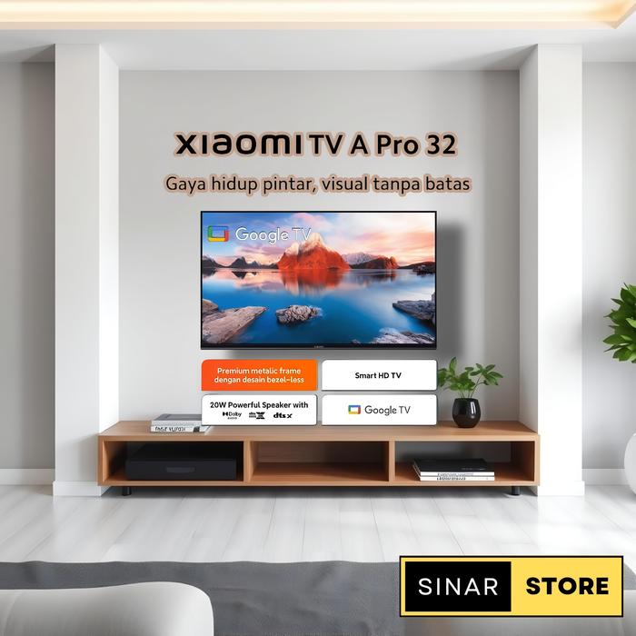 Gambar Xiaomi Mi TV A Pro 32 inch Smart TV Android Google TV Garansi Resmi - Luar Kota JNE dari Sinar Store1 undefined Tokopedia
