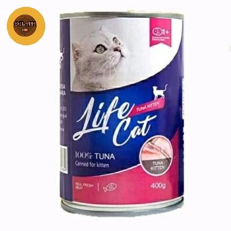 Gambar Makanan Kucing Life cat Kaleng Kitten Tuna 400gr dari Toko Pakan Jaya undefined Tokopedia