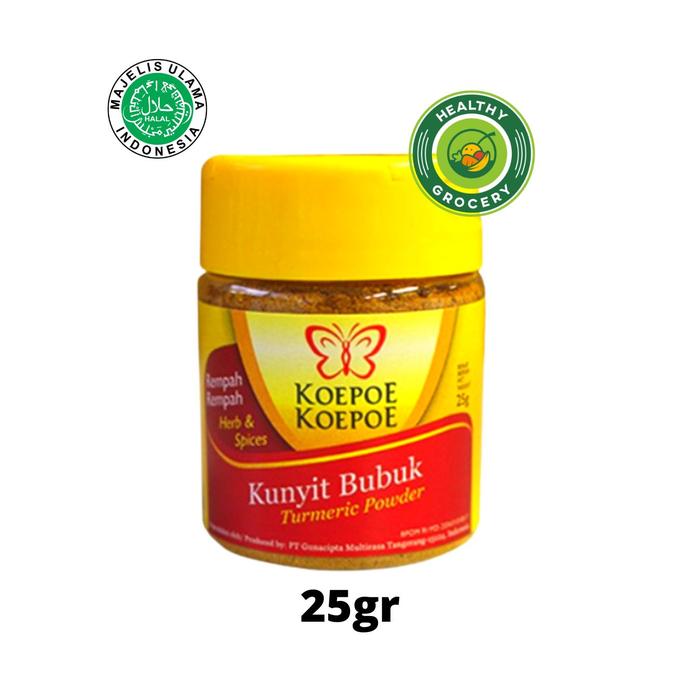 Gambar Koepoe Koepoe Aneka Bumbu Kemasan Botol Kecil - TURMERIC POWDER dari Healthy Grocery undefined Tokopedia