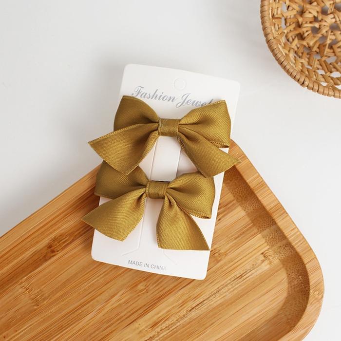 Gambar LBT Jepit Rambut Pita Anak Lucu 2 in 1 Jepitan Rambut Fashion Kids - KUNING dari Lapak Barang Terlengkap undefined Tokopedia