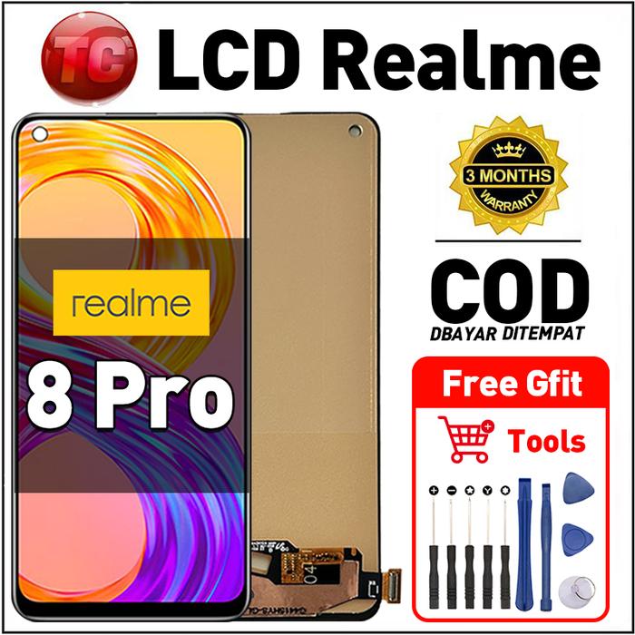 Gambar Original Lcd Realme 8 PRO fullset ori asli Layar hp touchscreen Sentuh Versi Tinggi COD - LCD+Tools10pcs, ORIGINAL SUPER dari master lcd gadget undefined Tokopedia
