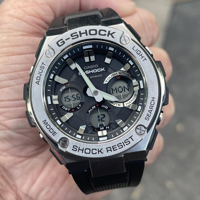 G-shock Gst-s110-1a Watch Only With Replacement Box