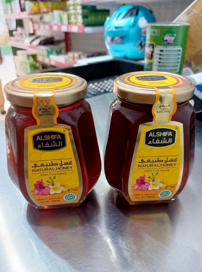 Gambar PRODUK TERLARIS! madu al shifa 1 kg madu arab al shifa asyifa 1 kg [SALE TERBATAS!!!] - 2 botol 500gr  dari Plum cerry undefined Tokopedia