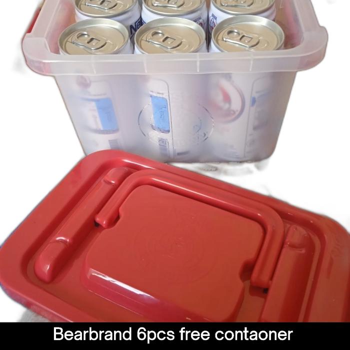 Gambar Bearbrand susu beruang 6 pcs free container dari toko Nafasya undefined Tokopedia