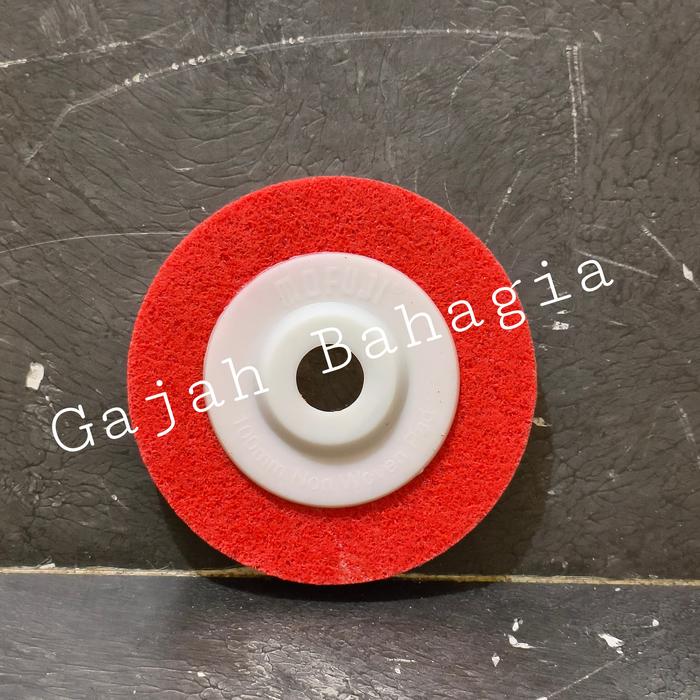 Gambar Wool Polish 4" wol poles stainless gerinda grinding polishing 4 inch - Merah dari Gajah Bahagia undefined Tokopedia