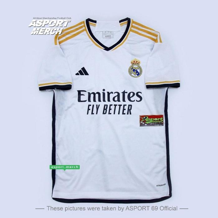 Gambar NEW JERSEY REAL MADRID HOME 2023 2024 JERSEY MADRID HOME 23 24 - JERSEY ONLY, S dari Ingoude Official undefined Tokopedia