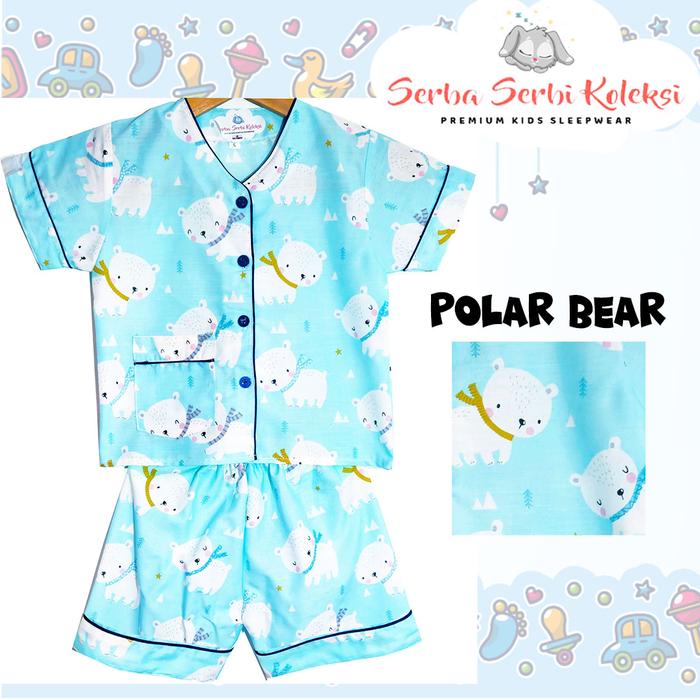 Gambar PIYAMA ANAK CELANA PENDEK / BAJU TIDUR ANAK KATUN PREMIUM - P18 - Biru Lembut, S dari SerbaSerbiKoleksi_NEW undefined Tokopedia