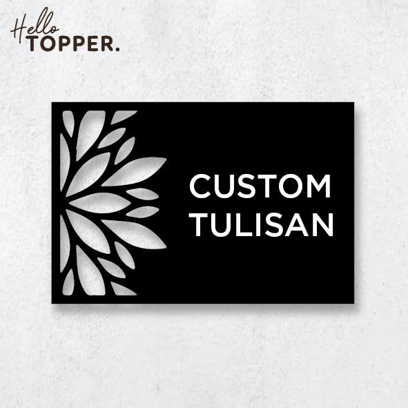 Jual Custom Tulisan Sign Board Akrilik UV Print Tanda Nama Pintu ...