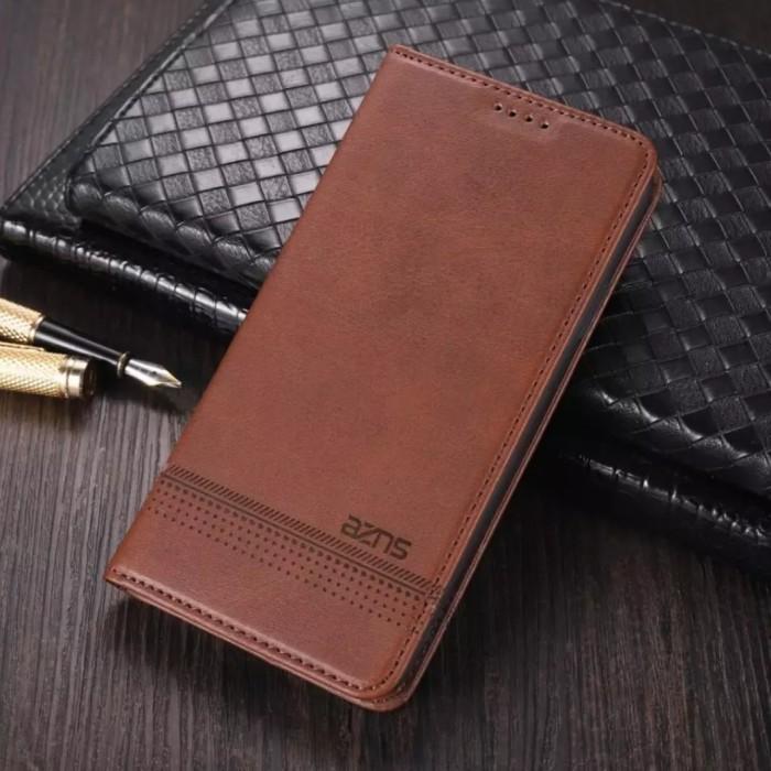 Gambar Samsung Galaxy S21 FE 5G Case Flip wallet leather casing Cover Kulit - Cokelat dari Acc ponsell undefined Tokopedia