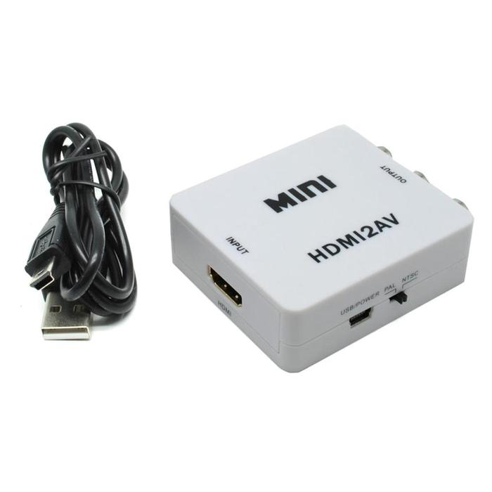 Gambar Konverter Converter Hdmi To Av Hdmi2Av /Hdmi To Rca /Mini Box Hdmi /Alat Tambahan Sambungan Hp Ke Tv Tabung New - HDMI ke AV dari ciwiwishop undefined Tokopedia