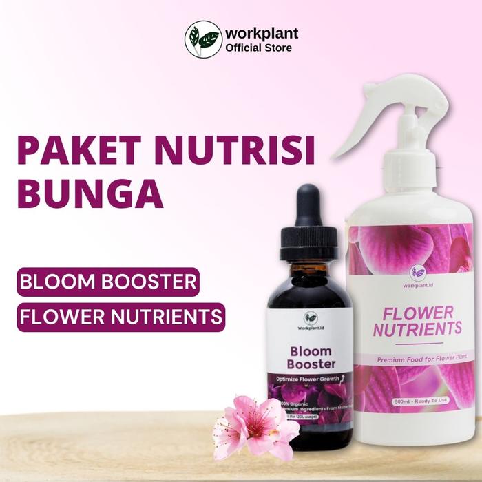 Gambar Workplant - Paket Nutrisi Bunga Tanaman Hias Optimalkan Pertumbuhan dan Warna Bunga - Paket 1 dari workplant official undefined Tokopedia