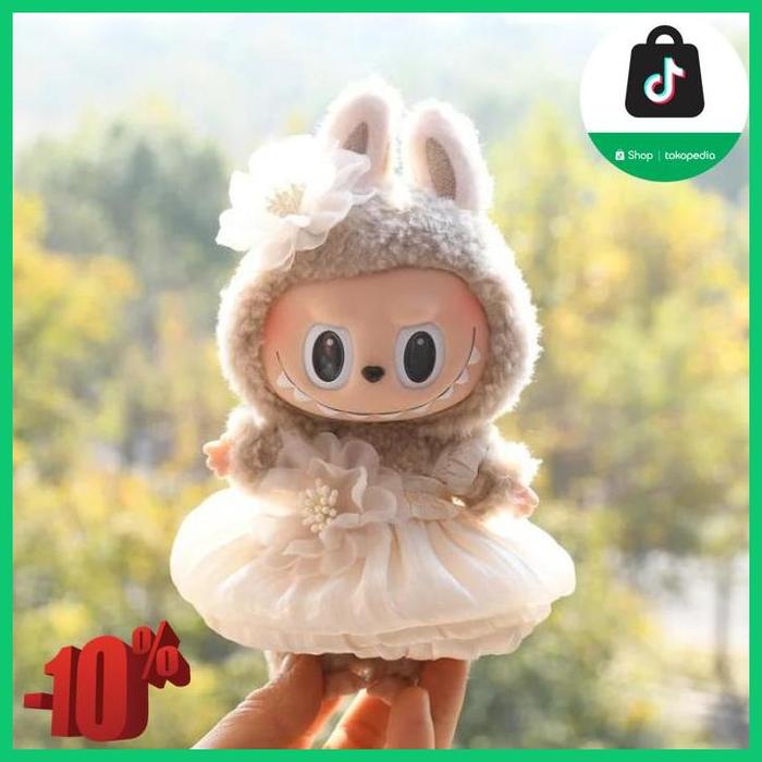 Gambar Dress Labubu Macaron Ver1 Ver2 / Gaun Baju Labubu /Baju Boneka - ivory baloon dari kwhara bubu undefined Tokopedia