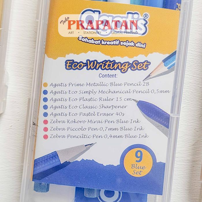 Gambar Agatis Eco Writing Set | Pencil Set - BLUE SET dari Toko Prapatan_NEW undefined Tokopedia