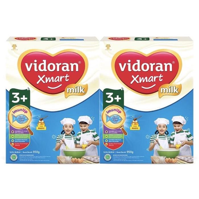 Gambar vidoran Xmart 3+ All Variant 950gr Susu Formula Pertumbuhan Anak 3-5 Tahun dari Ummu Storee undefined Tokopedia