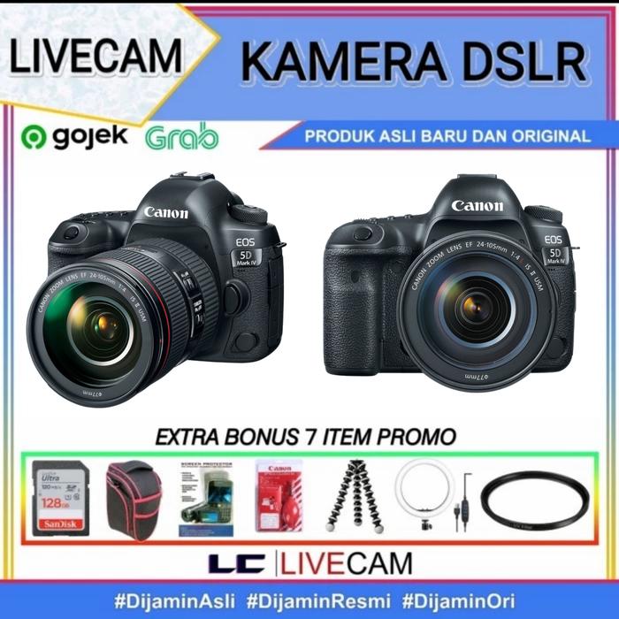 CANON EOS 5D MARK IV KIT EF 24-105MM F/4L IS USM 5D IV KIT 24-105MM  BODY DISTRI, STANDAR BOX