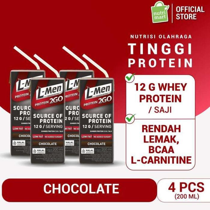 Gambar L-MEN HIGH PROTEIN 2 GO 200 ML X 4 PCS BERKUALITAS dari ErlansyahStore undefined Tokopedia