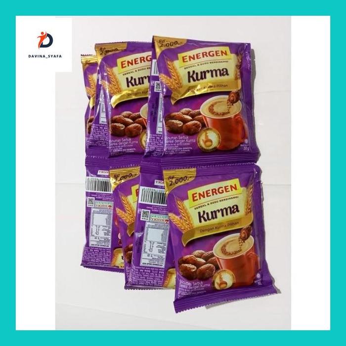 Gambar Dav`^ Energen Susu Sereal Aneka Rasa 10 Sachet @35Gr - Energen Kurma dari Davina_Syafa undefined Tokopedia