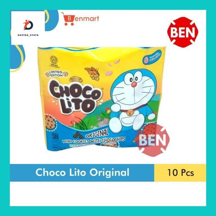 Gambar Dav`^ Choco Lito Original / Rich Choco 1 Pak 10 Pcs Mini Cookies Chocolito Chocolate Coklat - ORIGINAL dari Davina_Syafa undefined Tokopedia