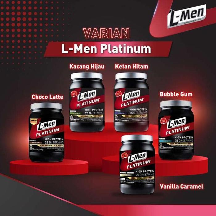 Gambar L-MEN PLATINUM REFILL CHOCO LATTE 800G - SUPLEMEN TINGGI WHEY PROTEIN RENDAH LEMAK BERKUALITAS dari ErlansyahStore undefined Tokopedia