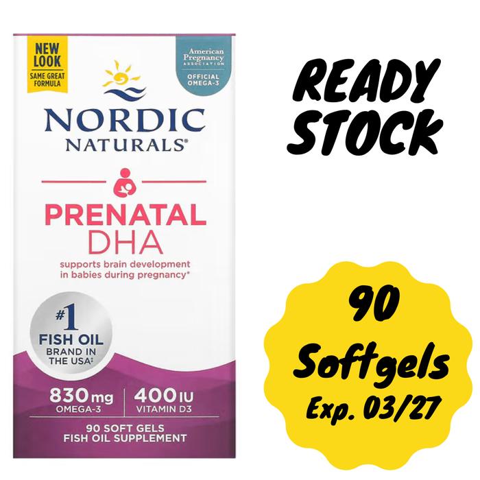Gambar ORI USA Nordic Naturals Prenatal DHA 830mg 90 & 180 Softgels - 90 softgels dari TergeDept undefined Tokopedia
