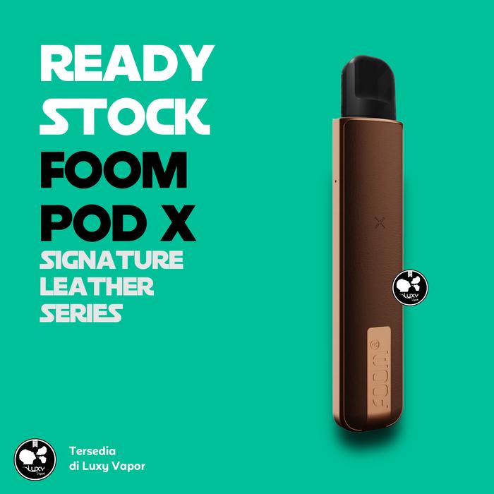 Gambar Foom Pod X Signature Leather , Amber , Blackout , Orange Pod - Amber dari LuxyVaporr undefined Tokopedia