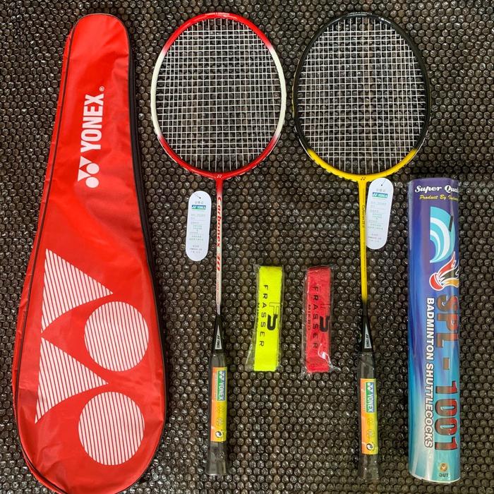 Gambar Paket lengkap Raket Badminton bulutangkis free grip tas shuttlecock Olahraga dari LUCKYSTORESub undefined Tokopedia