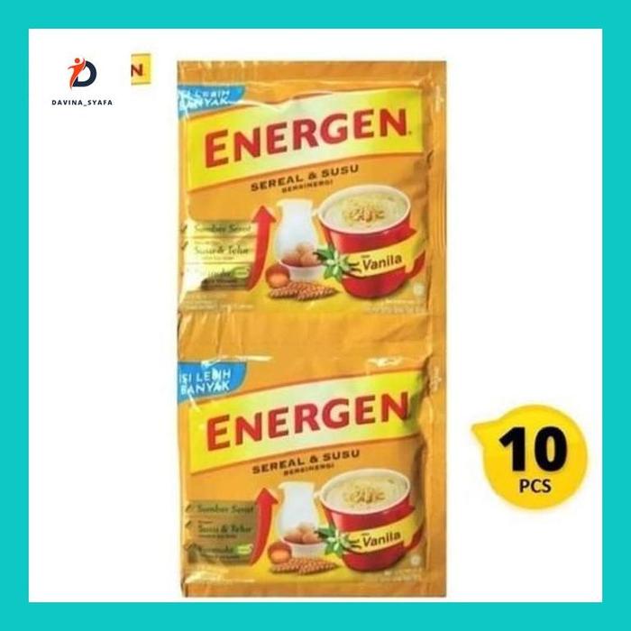 Gambar Dav`^ Energen Sereal Coklat, Vanila, Jagung, Jahe, Kacang Hijau, Kurma 10Pc Renceng - Kacang Hijau dari Davina_Syafa undefined 3 Tokopedia