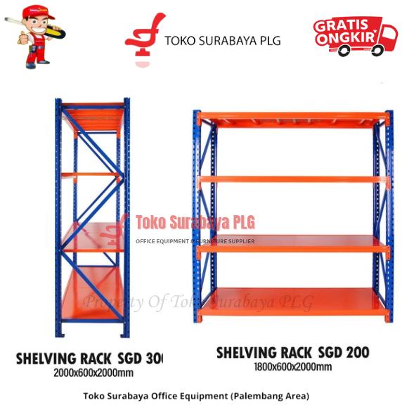 Gambar Shelving Rack / Rak Besi / Rak Arsip Heavy Duty / Rak Arsip / Rak Barang / Rak Gudang Barang Berat Uno SGD 200 SGD 300 - SGD 200 dari TOKO SURABAYA PLG undefined Tokopedia