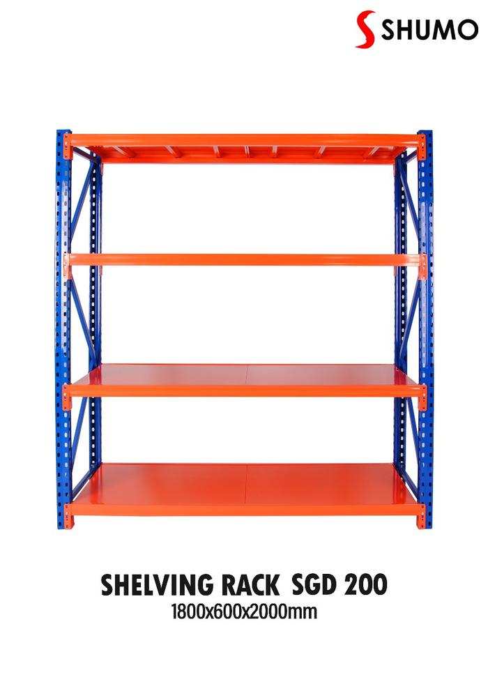 Gambar SHUMO Rack Pallet Heavy Duty | Rak Besi Gudang Pabrik | Rak Penyimpanan Barang - SGD200, DIRAKIT dari Citra furniture undefined Tokopedia