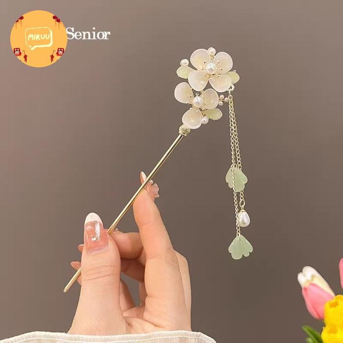 Gambar Tusuk konde china cina imlek sangjit chinese new year CNY bunga premium high quality import - B dari Miruushop undefined Tokopedia