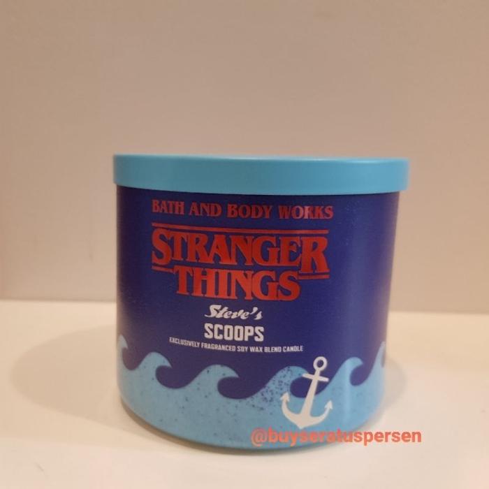 Gambar bath and body works candle 3 wick - Netflix Stranger Things - Steve Scoops dari Toko Seratus Persen Tokopedia undefined Tokopedia