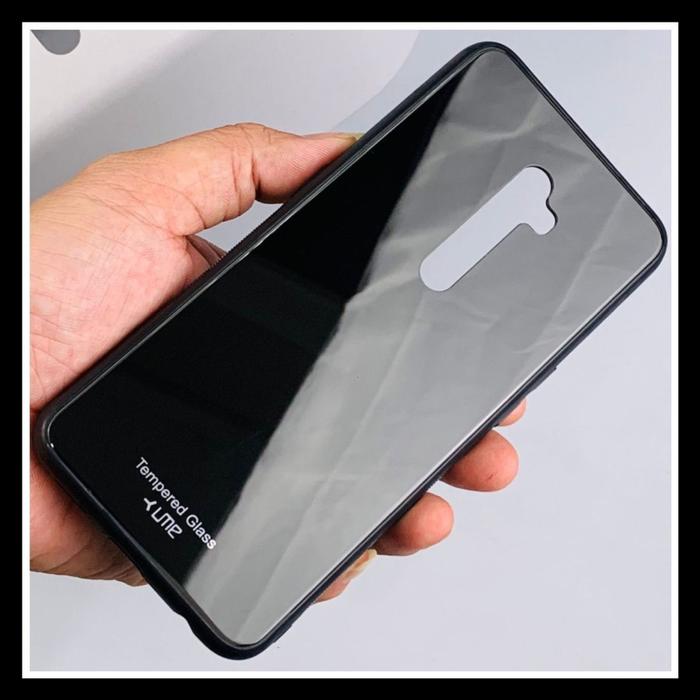 Gambar Oppo Reno 2 Reno2 Ume Glass Case Color Black Original Hard Case Casing Tempered Cover Soft Silicone - HITAM., OPPO RENO 2. dari Original Shop Nillkin undefined Tokopedia