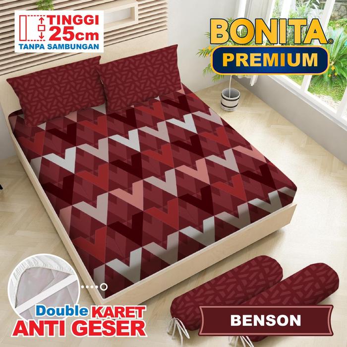 Gambar TERBARU BONITA PREMIUM Sprei Fitted QUEEN Size Ukuran 160x200 cm Tinggi 25cm ( Edisi 2 ) - Alexa dari Home Klik undefined 5 Tokopedia