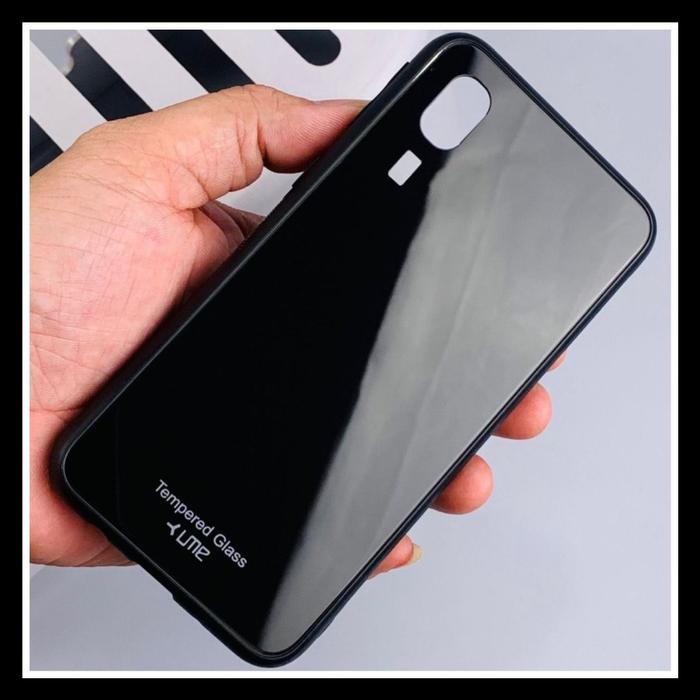 Gambar Samsung Galaxy A2 Core A260 Ume Glass Case Color Black Original Hard Case Casing Tempered Cover Soft Silicone - HITAM., SAMSUNG A2 CORE dari Original Shop Nillkin undefined Tokopedia