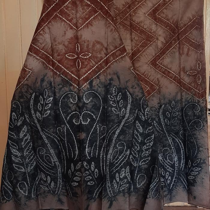 Gambar Kain Sasirangan Batik Jumputan Katun Etnik Unik Sovenir Banjarmasin - Ckt Abu Pth, 2M X 1,10M dari Gallery Yanti undefined Tokopedia