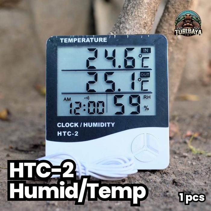 Gambar Hygrometer Thermometer HTC-2 Suhu Kelembapan dari Torbaya undefined Tokopedia