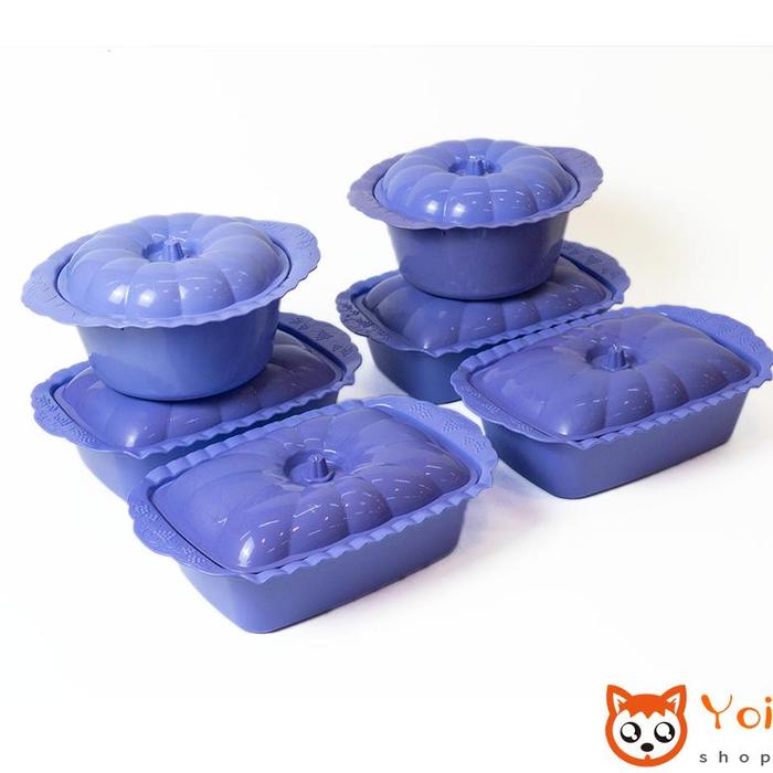 Gambar ' YOI - (4+2=6PCS) SET PRASMANAN / TEMPAT PRASMANAN / SET BASI PRASMANAN ' - 4+2 Ungu dari toko kebya undefined Tokopedia