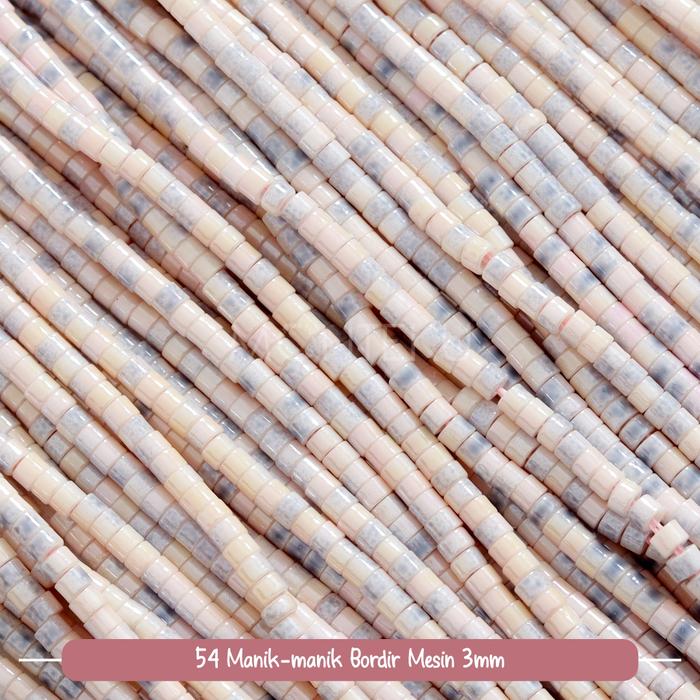 Gambar Manik Bordir Mesin 3MM Two-Tone Colorful Glass Beads Machine - 54 dari Monteku undefined Tokopedia