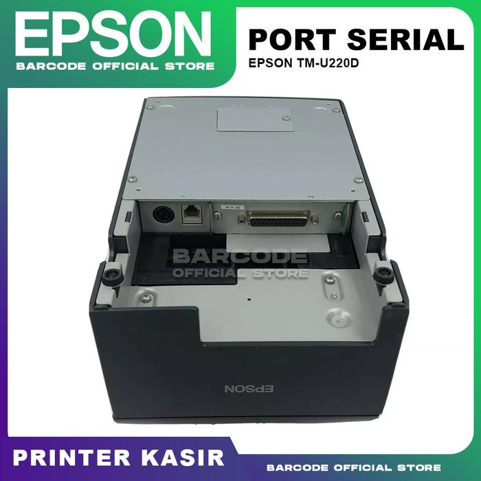 Gambar Printer Epson TM-U220D - TM-U220 D - 220D Manual Cutter - SERIAL dari Barcode Store Solutions undefined Tokopedia