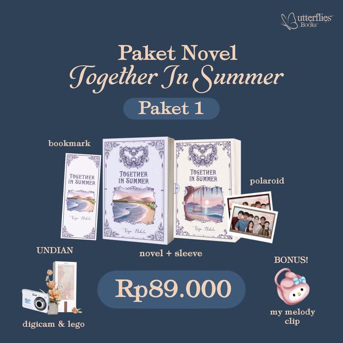 Gambar Pre Order - Buku Novel Together In Summer - Visya Nabila - Butterflies Books - Bumifiksi (Nov 2024) - PAKET 1 dari Bumi Fiksi Makassar undefined Tokopedia