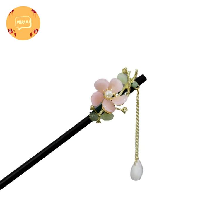 Gambar Tusuk konde china cina imlek sangjit chinese new year CNY bunga premium high quality import - F dari Miruushop undefined Tokopedia