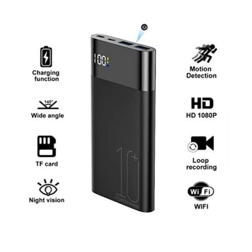 Gambar Ip Camera - Spy Camera Wifi Power Bank H11 HD1080P 4K - Hidden Kamera - H 10+ dari Buditronik undefined Tokopedia