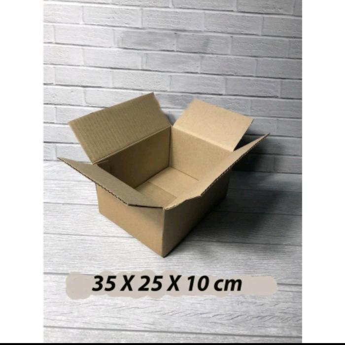 Gambar Box packing 35x25x10 cm kotak karton kardus packaging dus normal parcel dari Toko Dwi Surya undefined Tokopedia