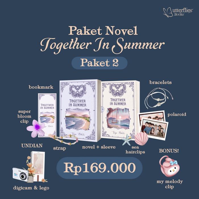 Gambar Pre Order - Buku Novel Together In Summer - Visya Nabila - Butterflies Books - Bumifiksi (Nov 2024) - PAKET 2 dari Bumi Fiksi Makassar undefined Tokopedia
