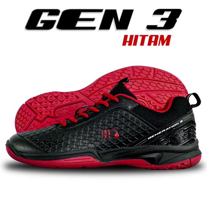Gambar Batam NY Sepatu badminton Hi Qua hitam merah 3 generation three olahraga bulutangkis bulu tangkis non marking eagle viking - EagleViking 41 dari NY STORE YOULEEHUANG undefined 3 Tokopedia