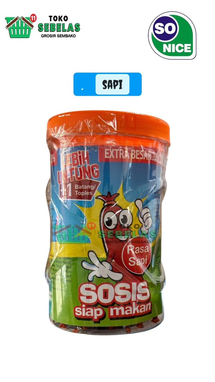 Gambar sosis sonice rasa ayam / sapi - sapi dari Toko Sebelas Grosir undefined Tokopedia