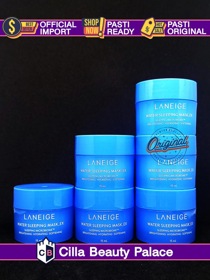 Gambar ORIGINAL Laneige Water Sleeping Mask EX 70ml - 15ml dari Cilla Beauty Palace undefined Tokopedia