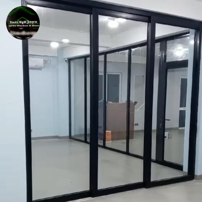 Gambar Pintu & Partisi Upvc Conch Hitam dari INTIJAYA UPVC undefined Tokopedia